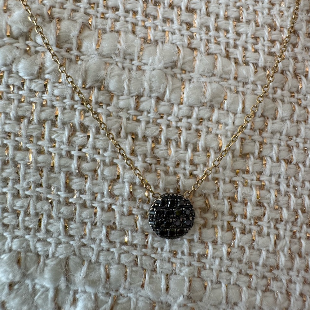 Elegant Black and Gold Necklace